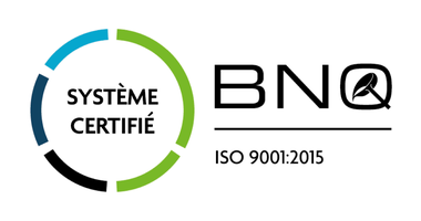 BNQ ISO 9001:2015 — Système certifié